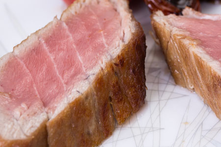 Balsamic Glaze Bluefin Tuna Steak
